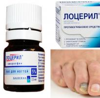 Loceryl - varnish from nail fungus: instructions for use, reviews, analogues, price Loceryl from pressure